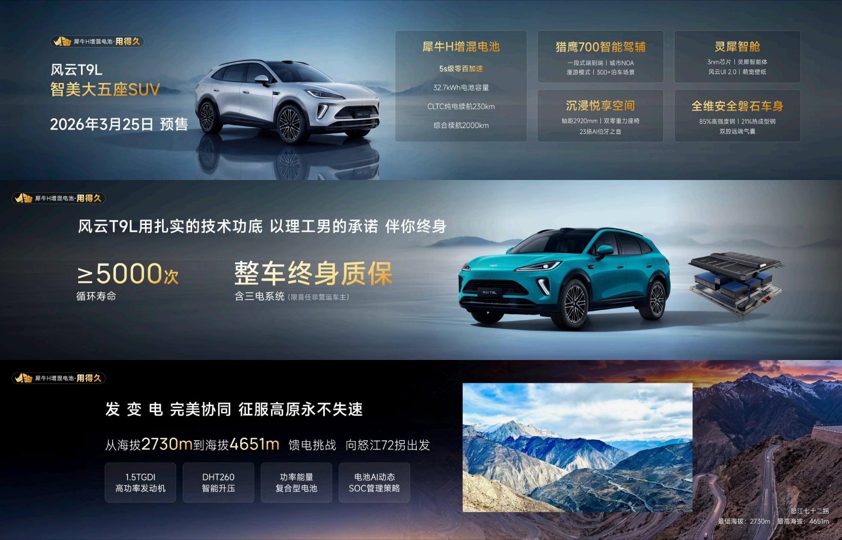 Chery Fengyun T9L: старт продаж 25 марта, разгон 5 с и 230 км на электротяге