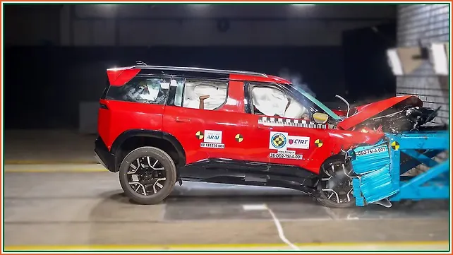 Tata Sierra получила 5 звёзд Bharat NCAP за защиту взрослых и детей