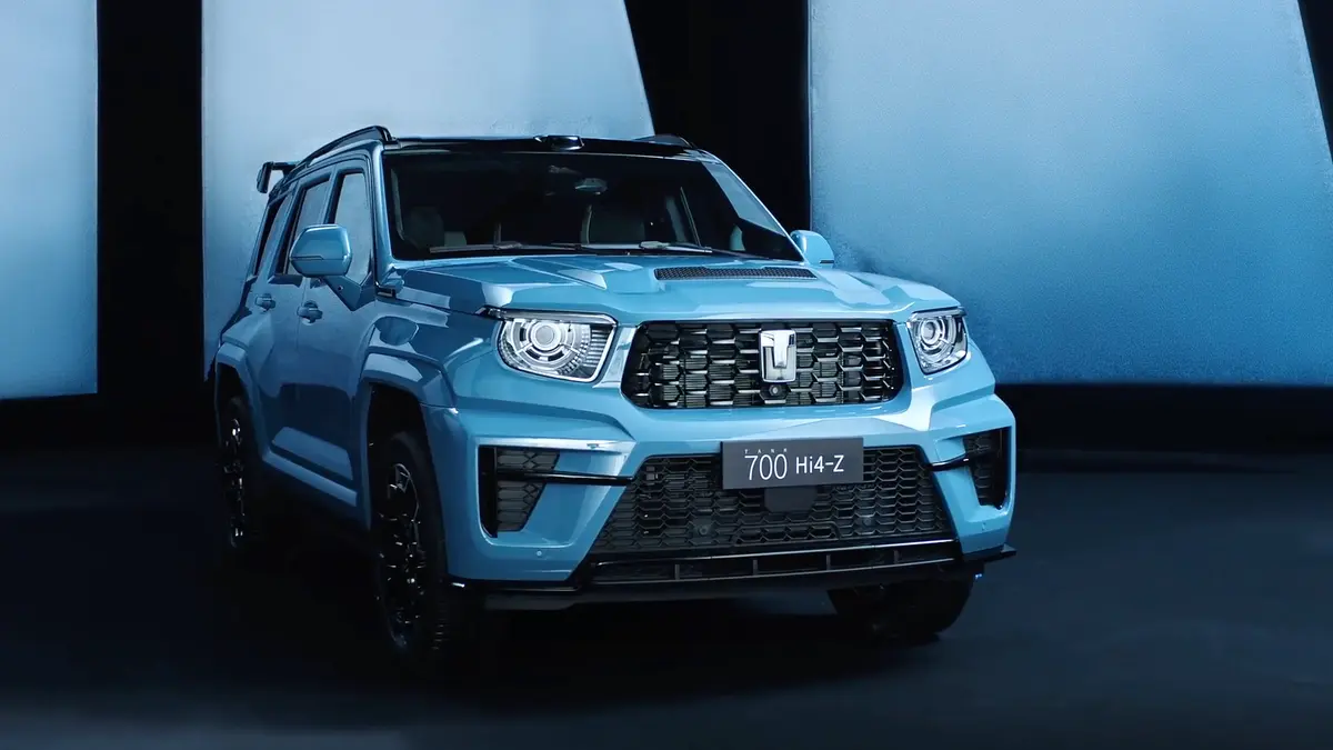 Great Wall впервые показал Tank 700 Hi-Z: 190 км без бензина