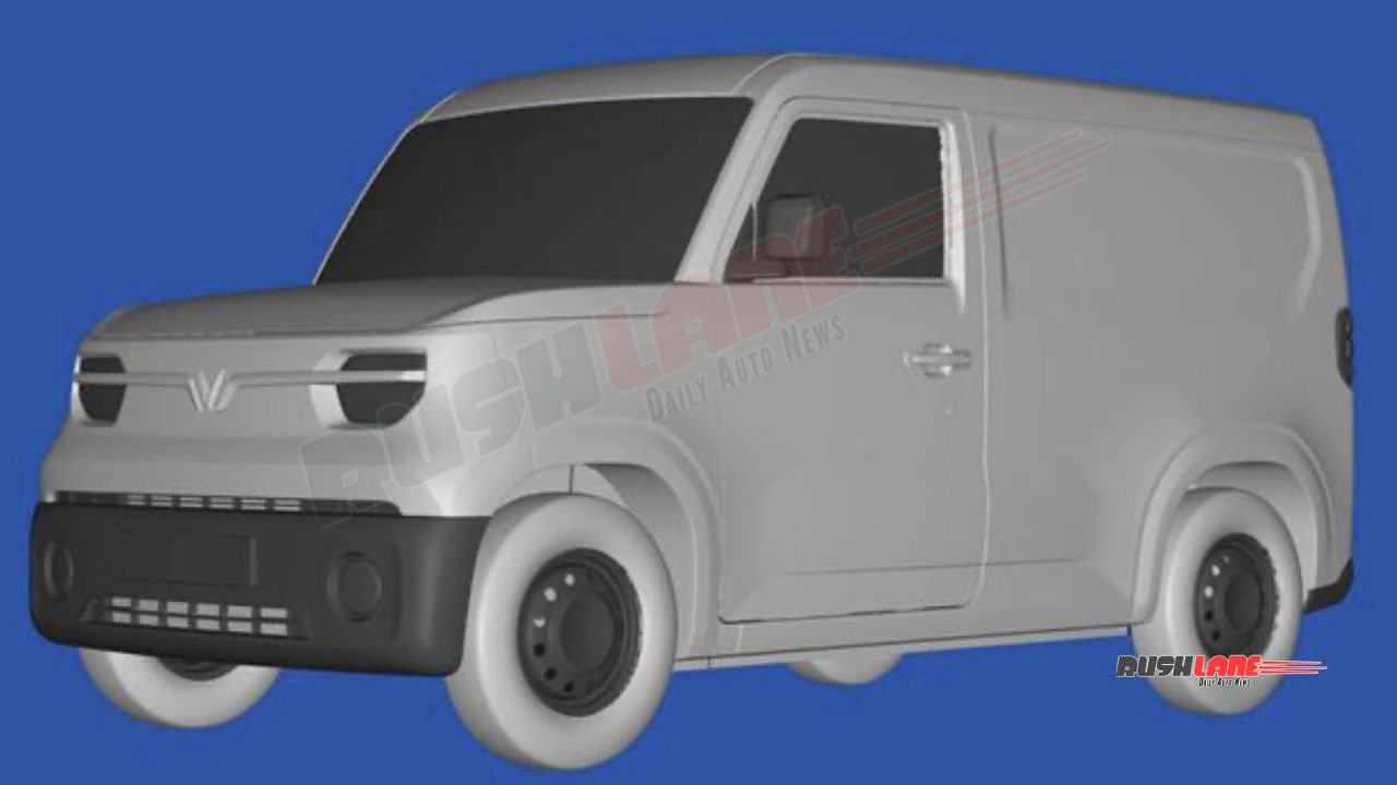 VinFast запатентовал в Индии дизайн электрического фургона EC. Новинку показали на фото
