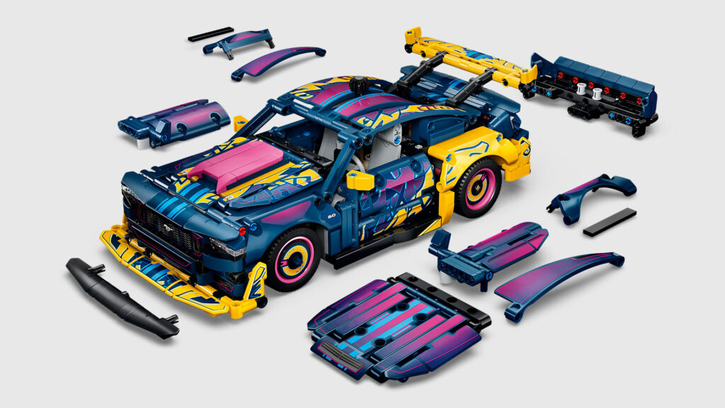 Lego Technic выпустила Ford Mustang GT с двумя обвесами за $100