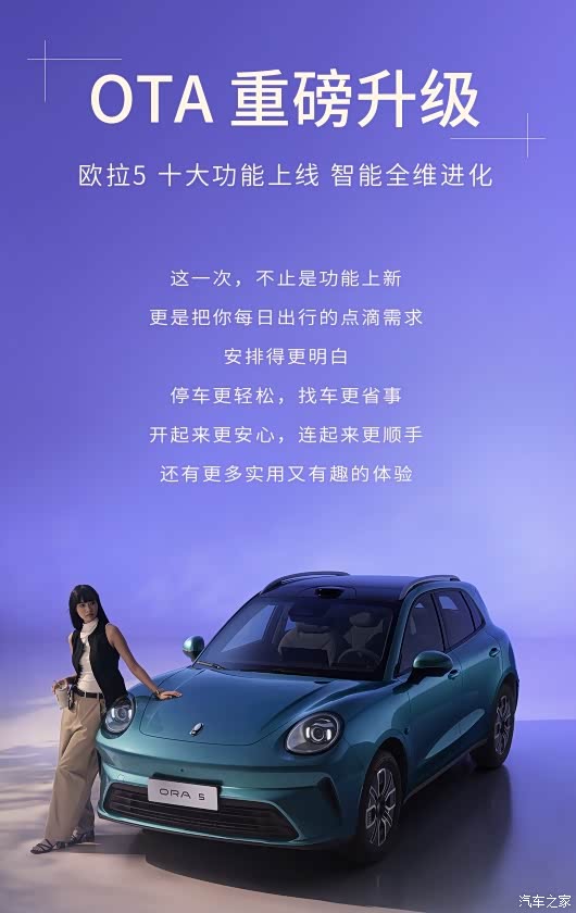 Great Wall Euler 5 получил 10 функций в OTA-обновлении от 2 апреля