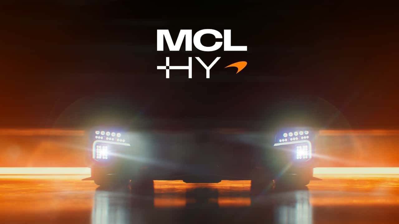 McLaren впервые показал тизер MCL-HY: дебют 4 мая