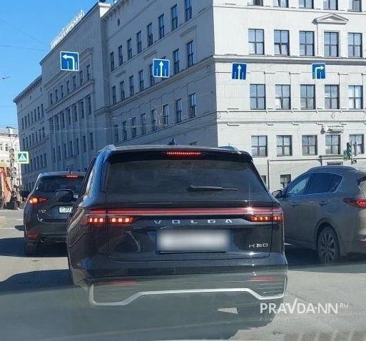 Волга K50 засветилась на улицах Нижнего Новгорода. Авто показали на фото