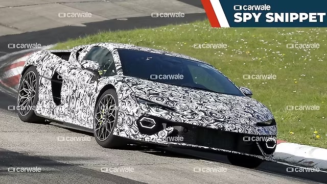 Lamborghini Temerario Spyder впервые «засветился» на Нюрбургринге