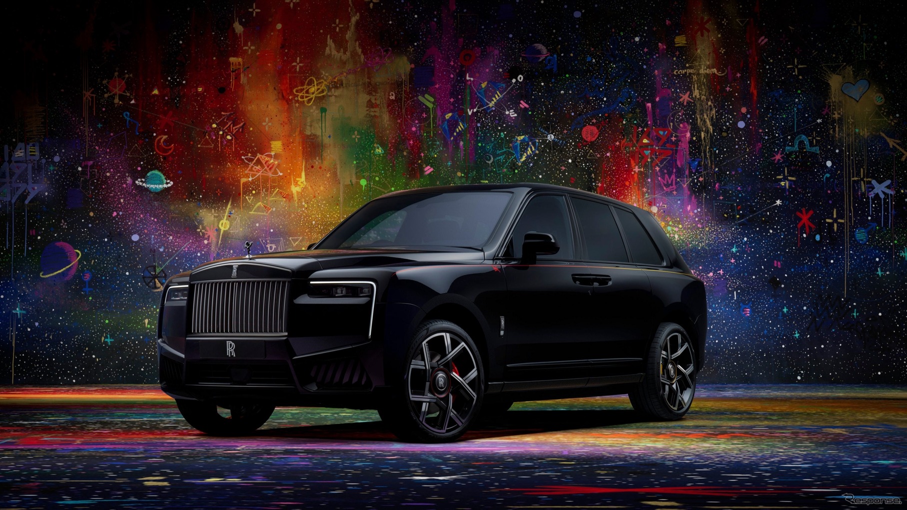 «Rolls-Royce» представил пять уникальных Cullinan от художника Конго