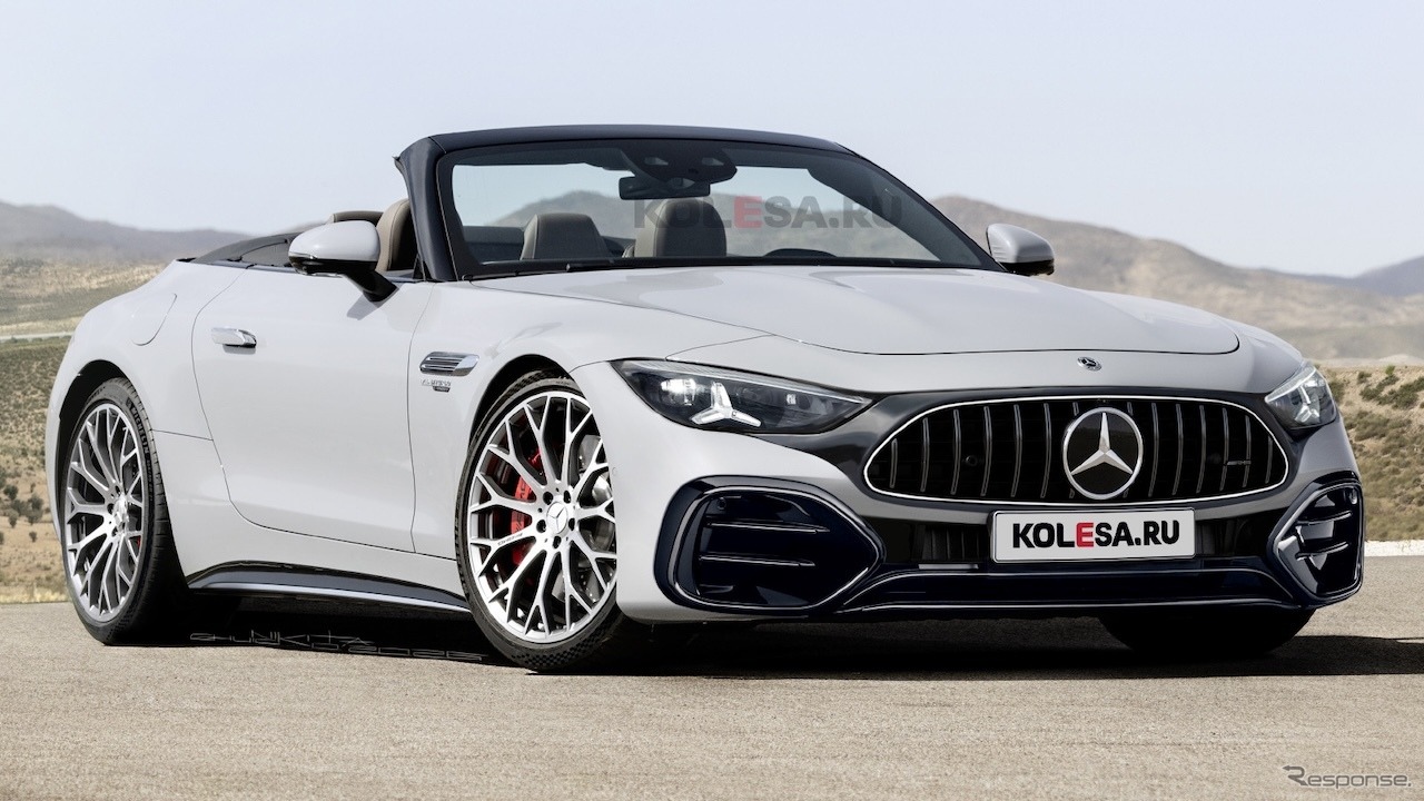 Дизайн обновленного Mercedes-Benz AMG SL с мотором V8 полностью раскрыт на фото
