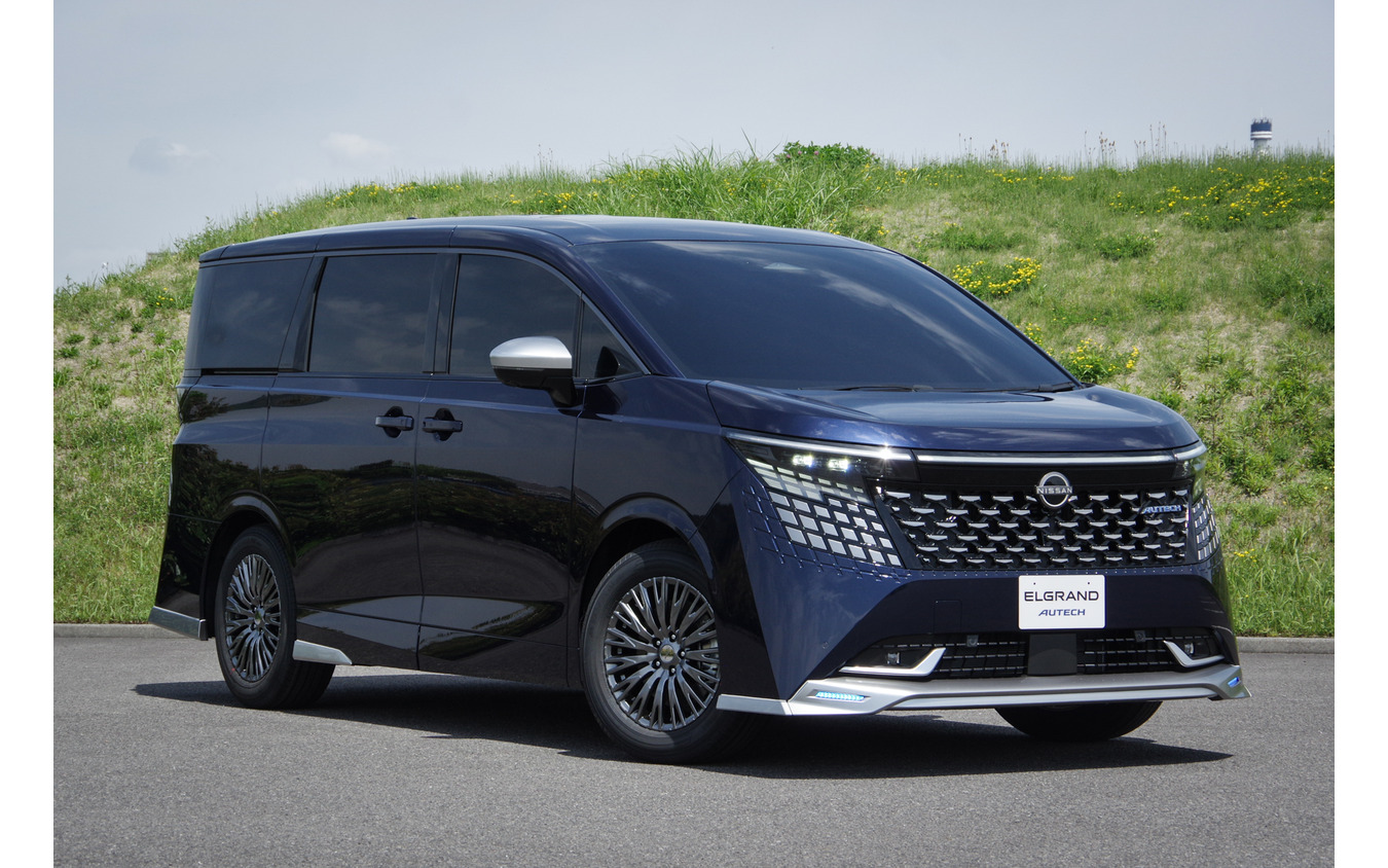 Nissan Elgrand AUTECH раскрыт на фото до официального дебюта 8 июня