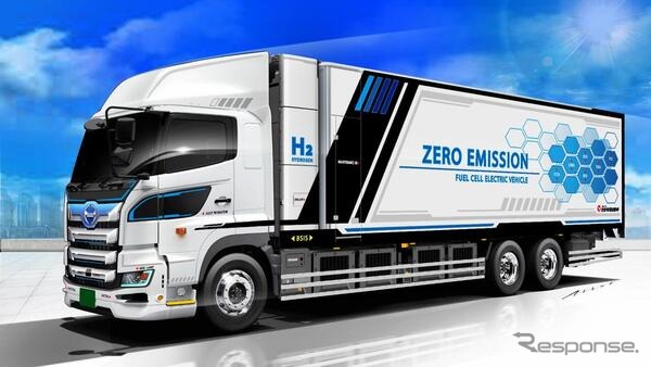 Hino впервые покажет серийный водородный грузовик Profia Z FCV