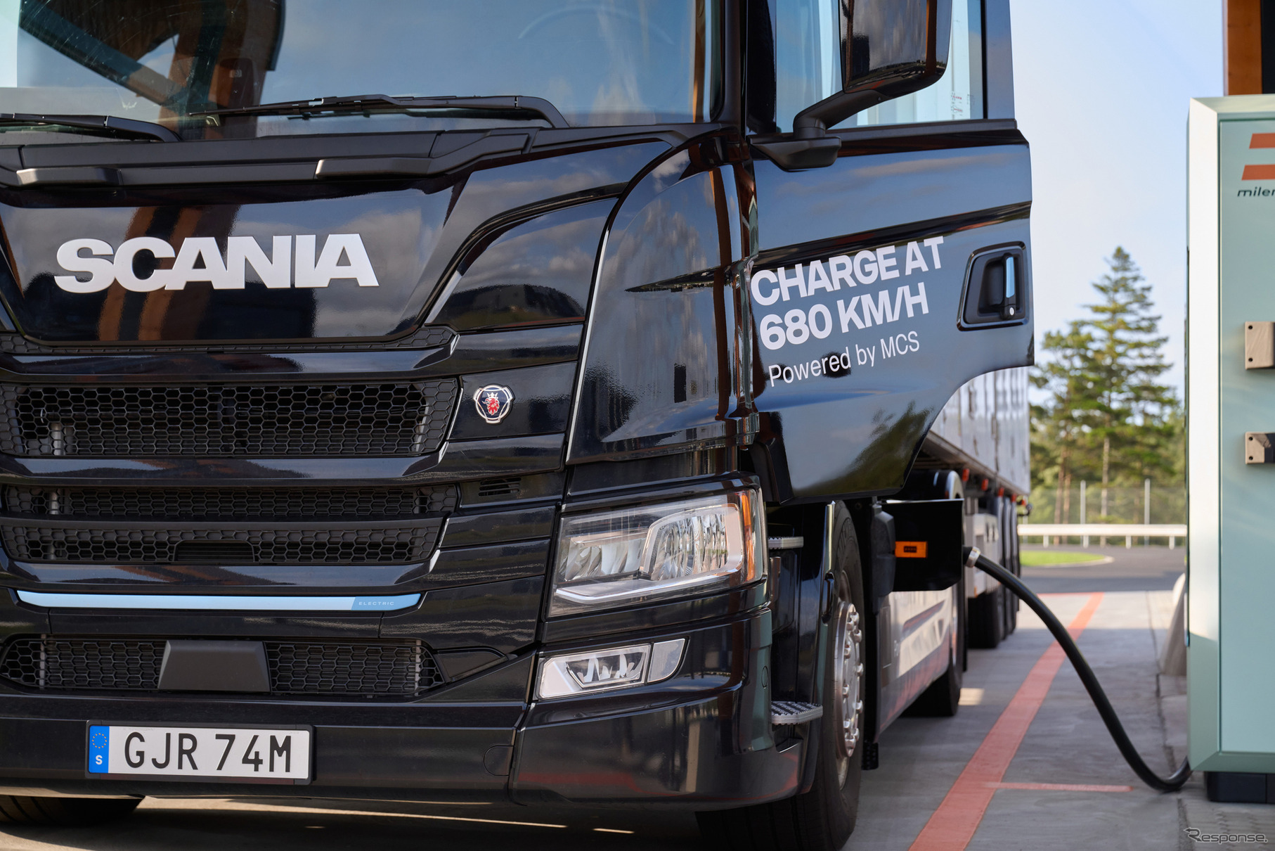 Scania впервые превратила электрогрузовик в поставщика энергии для сети
