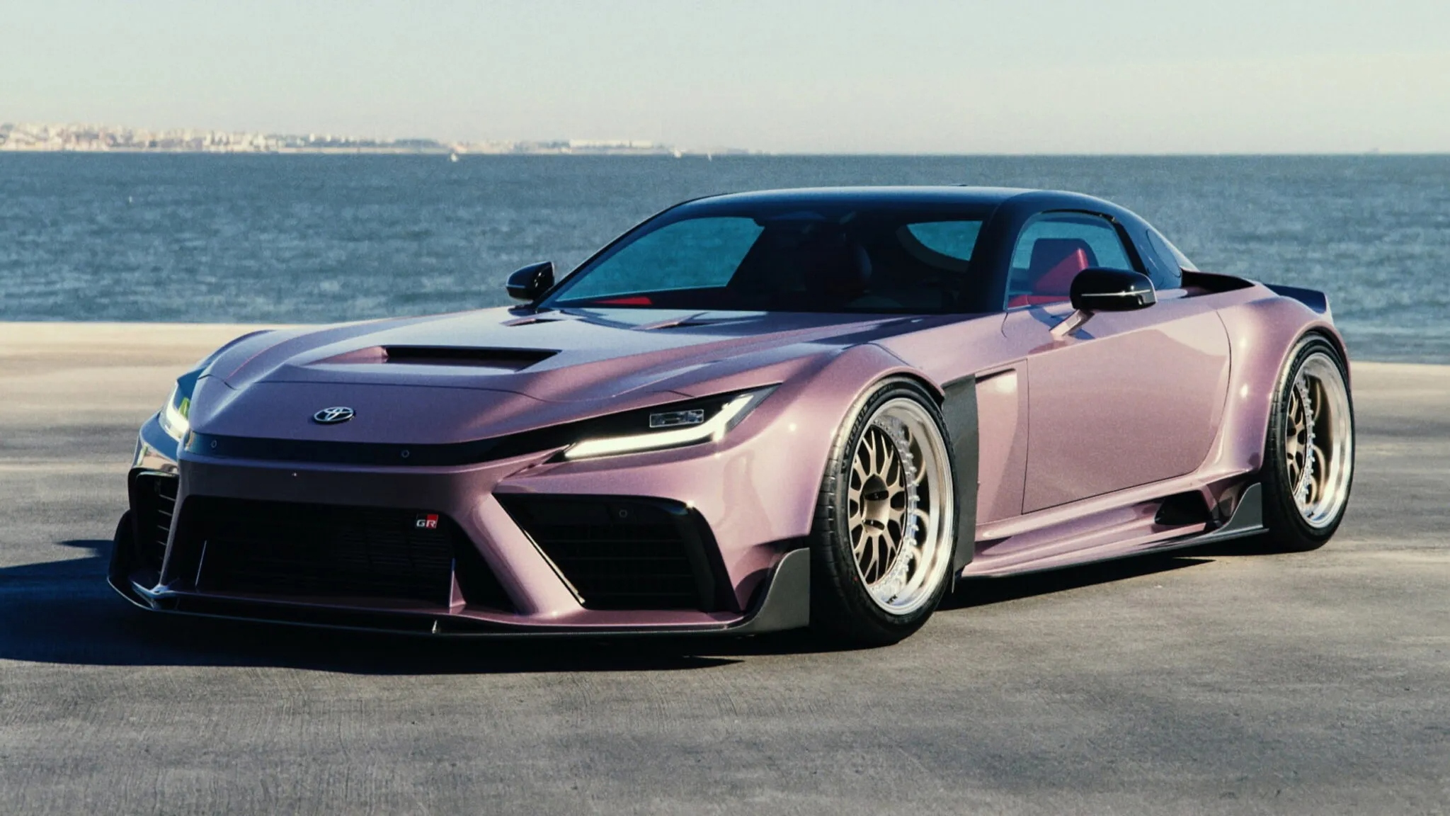 Дизайнер Хызыл Салим прокачал Toyota GR GT: расширенные арки и диски BBS