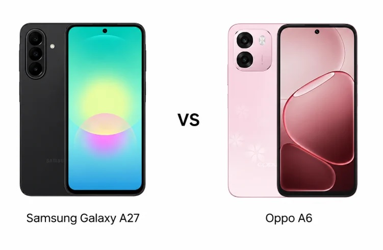 Samsung Galaxy A27 против Oppo A6: кто лучше за 22 000 рупий