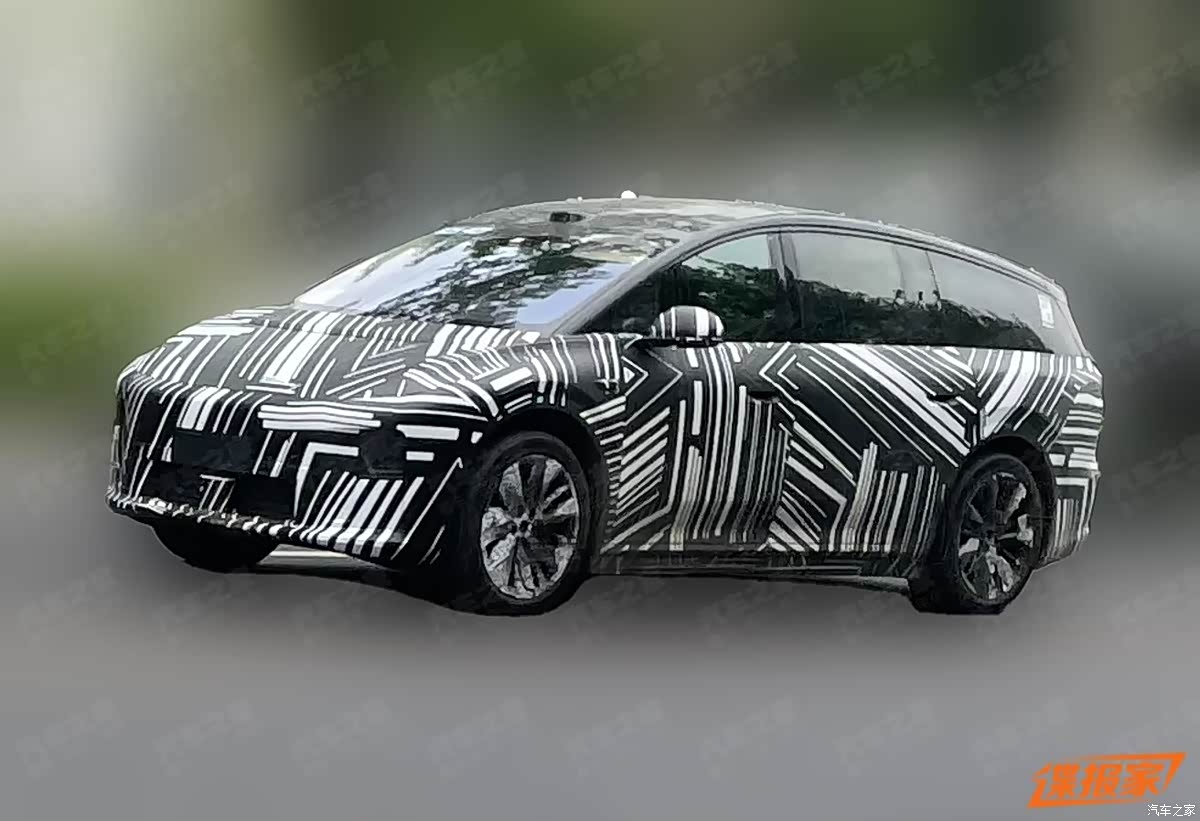 Обновленный Li Auto i8 впервые засняли на тестах. Авто сняли на фото
