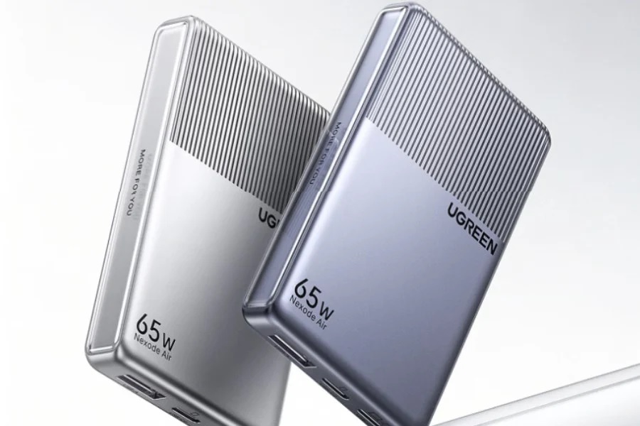 Ugreen Nexode Air 65W: зарядка толщиной 14,5 мм с тремя портами