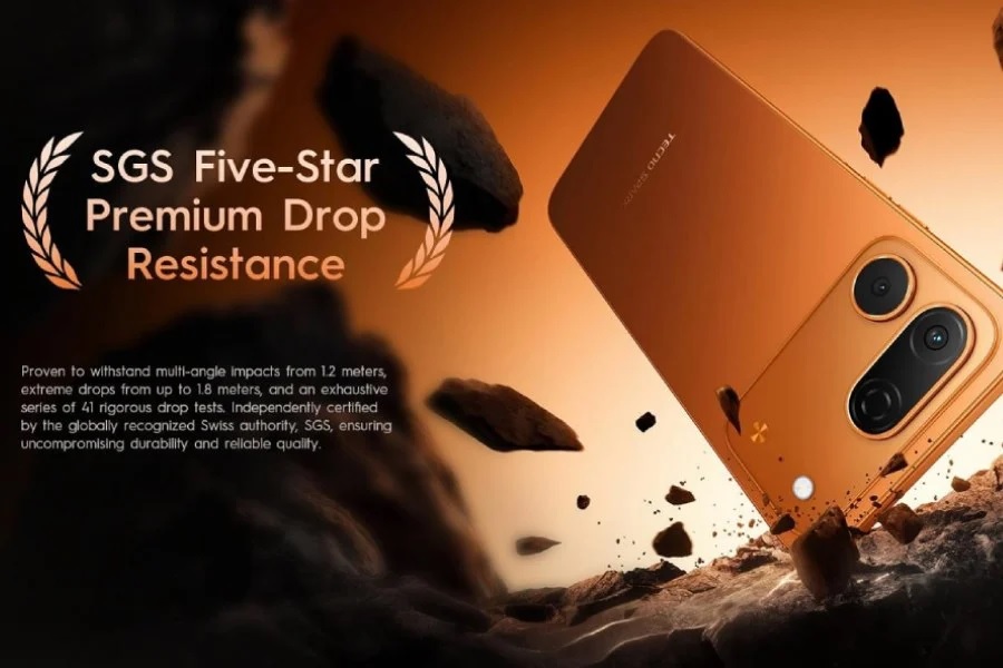 Tecno Spark 50 Pro дебютировал с батареей на 6000 мА*ч и защитой IP69