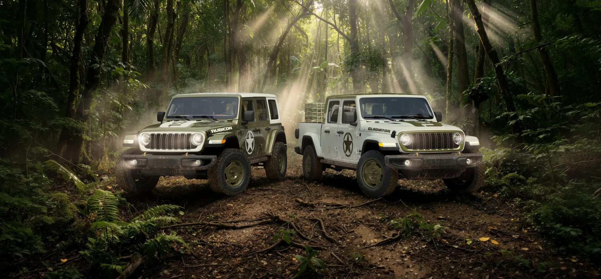 Jeep выпустил Wrangler и Gladiator Sarge 2027 в честь Willys MB 1941 года