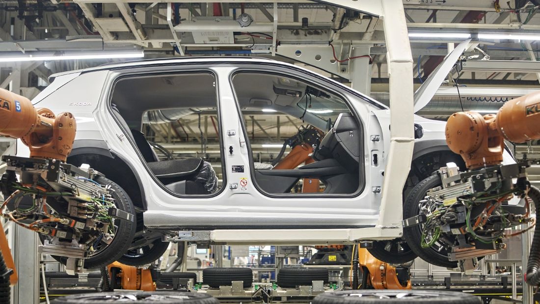 Skoda Epiq сошел с конвейера в Испании раньше конкурента VW ID. Cross