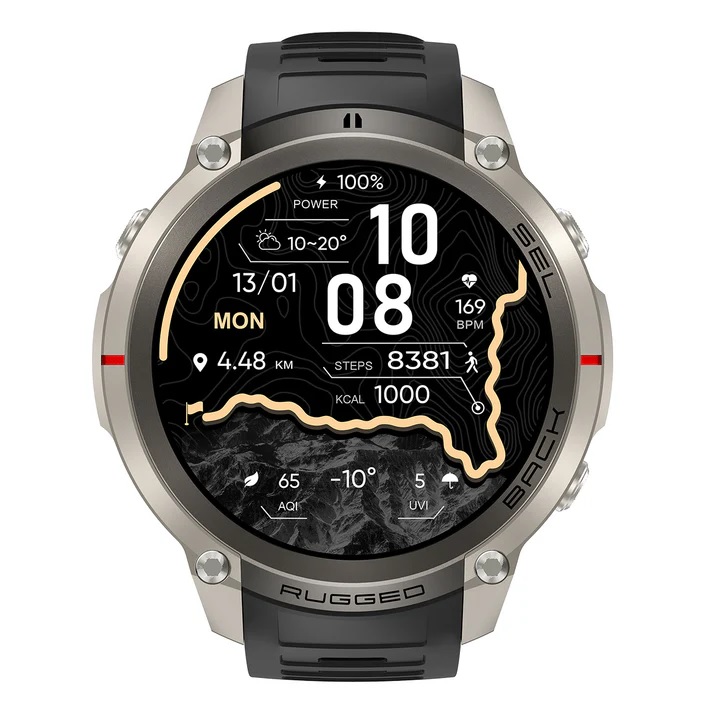 Rollme Hero D5: защищённые смарт-часы за $70 с GPS и 21 днём работы